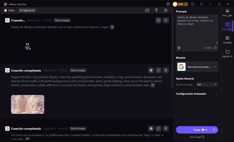 generar tu imagen con IA para mamá