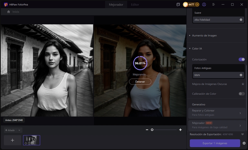 colorear fotos con IA