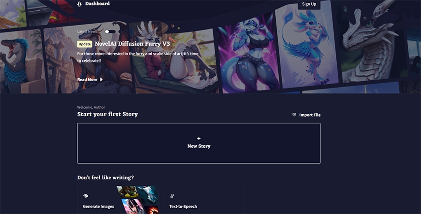 generar art furry con NovelAi Diffusion Furry v3