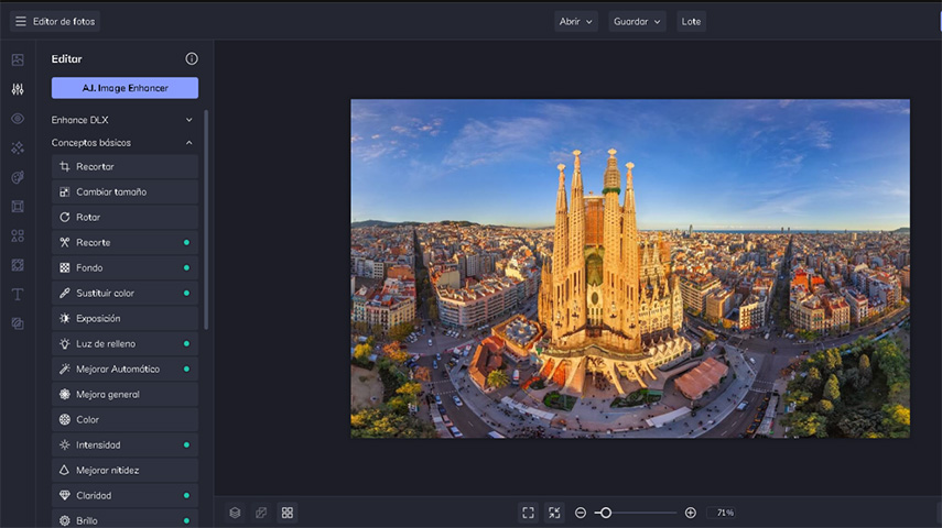 Befunky para desenfocar fondo online