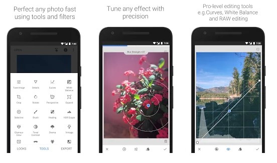 utilizar snapseed para borrar letras