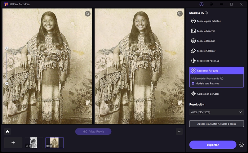 cómo aclarar imágenes borrosas con hitpaw photo ai