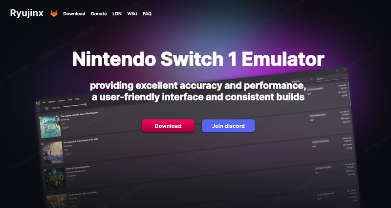 Ryujinx emulador Nintendo Switch pc mac