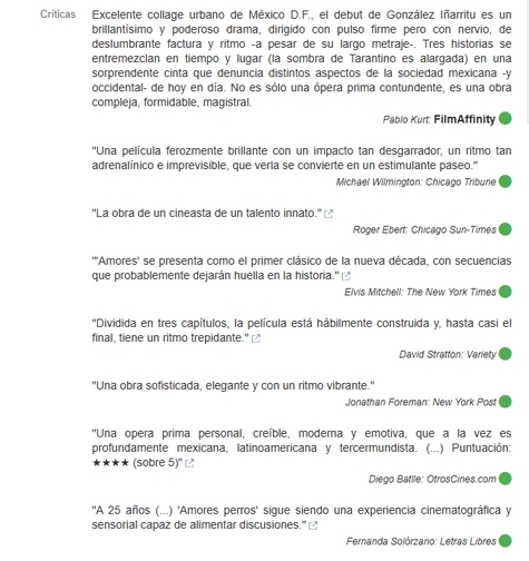 opiniones amores perros filmaffinity