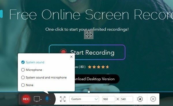 Apowersoft Online Screen Recorder