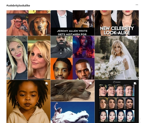 a qué famoso nos parecemos instagram
