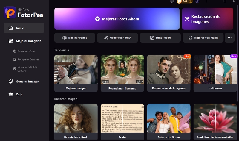 abrir hitpaw generador con ia