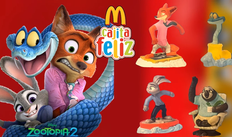 Banner promocional concepto de mcdonald's zootopia 2