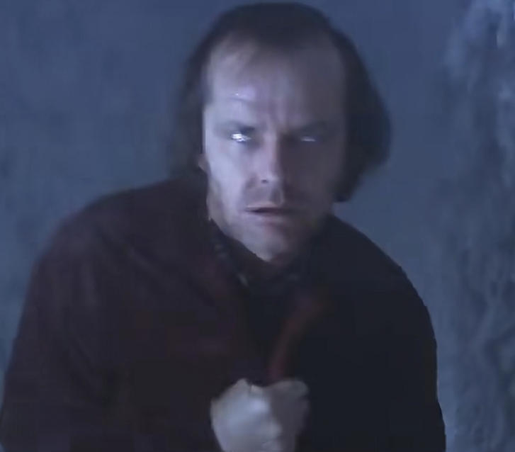 Personaje Bob parodia Jack Torrance El Resplandor