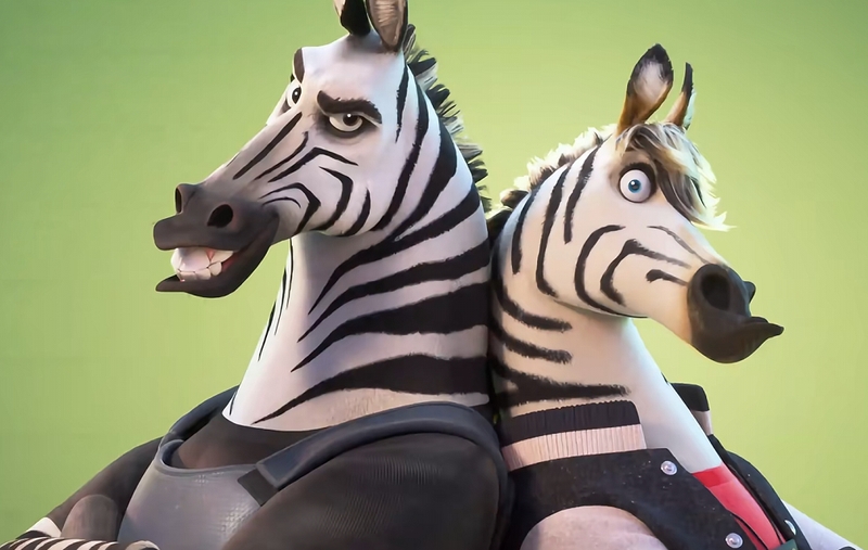 Caballo disfrazado de cebra detalle hermanos Zebro Zootrópolis 2