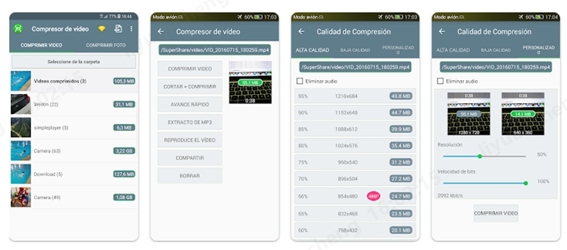Compresor de Video: Rápida - app comprimir videos