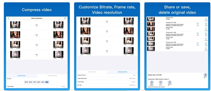 Video Compressor - Save Space :app para comprimir videos sin perder calidad