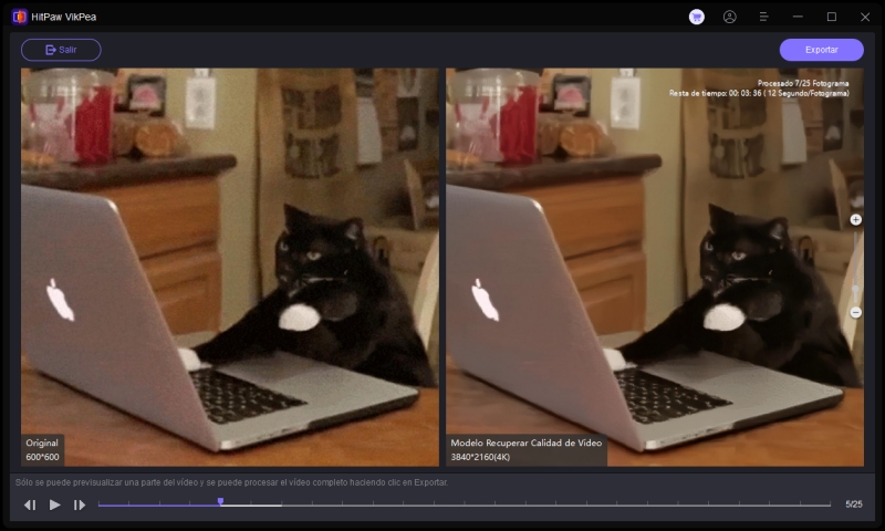 mejorar gif con inteligencia artifial en hitpaw vikpea