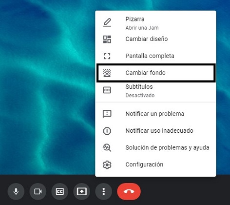 google meet fondo virtual paso1