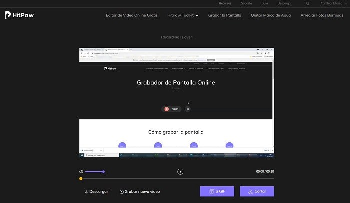 como grabar la pantalla online